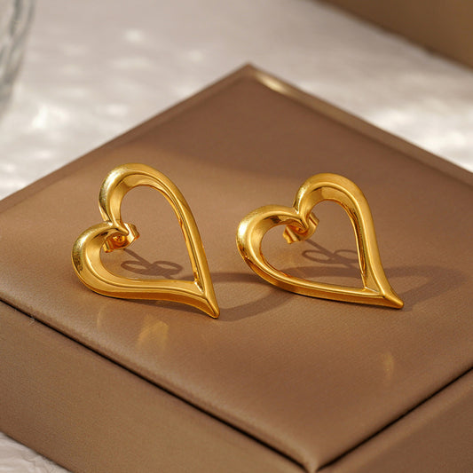 Openwork Heart Earrings